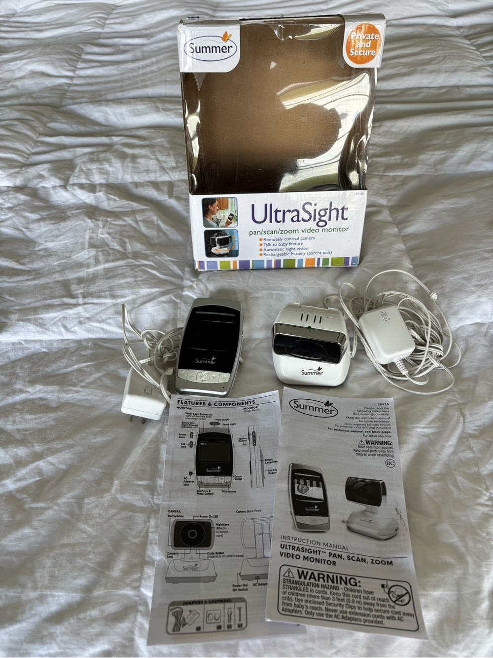Summer Infant Ultra Sight baby monitor video camera